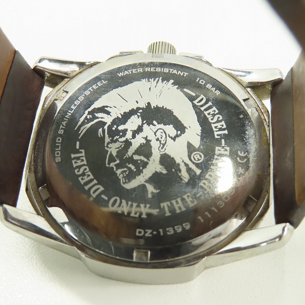 実際に弊社で買取させて頂いた【ジャンク/動作未確認】DIESEL/ディーゼル Master Chief/マスターチーフ 腕時計 DZ-1399/DZ-1207/2点セットの画像 5枚目