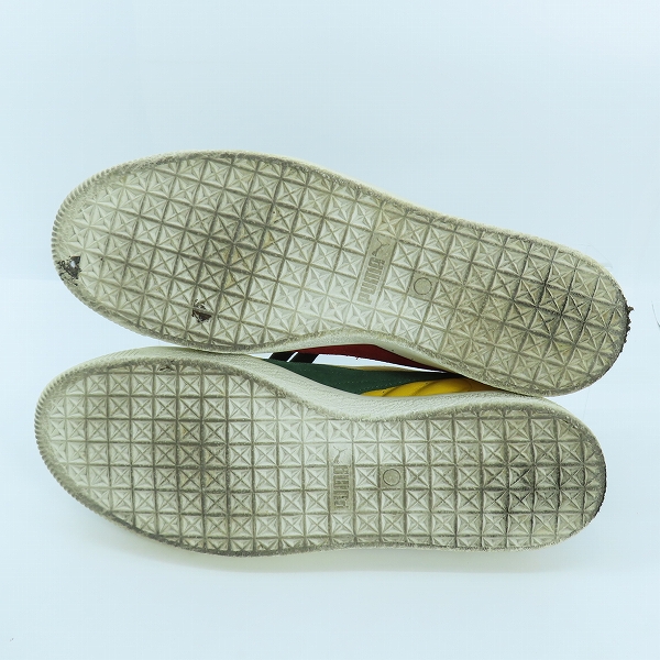 実際に弊社で買取させて頂いたTHE HUNDREDS×PUMA CLYDES/ザ ハンドレッツ×プーマクライド アダルトブルー/スペクトライエロー 372944-01/29の画像 2枚目