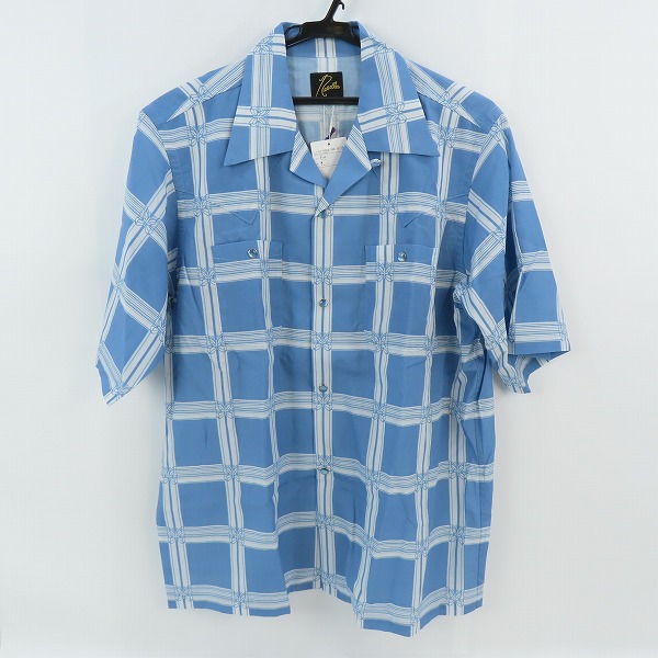実際に弊社で買取させて頂いた【未使用】Needles × BEAMS/ニードルス×ビームス アロハシャツ 半袖 オープンカラーシャツ/11-01-0064-334-72-18/M