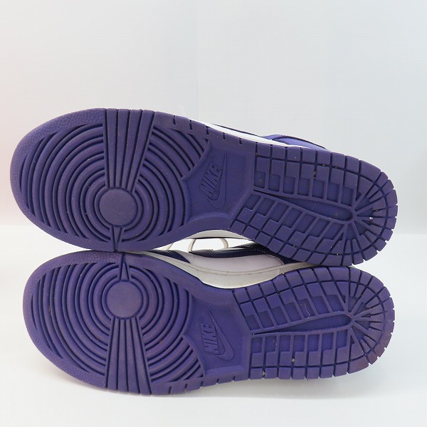 実際に弊社で買取させて頂いたNIKE/ナイキ DUNK LOW Championship Court Purple ダンク DD1391-104 27.0の画像 2枚目