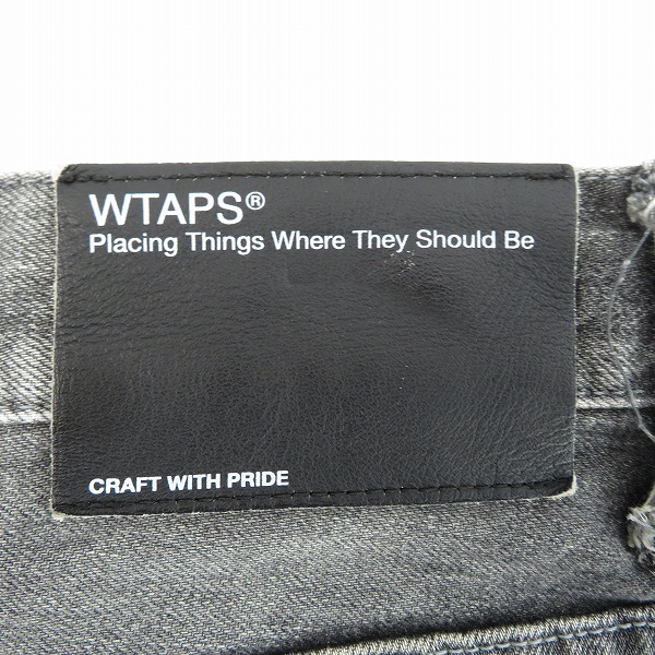 実際に弊社で買取させて頂いたWTAPS/ダブルタップス スキニーデニムパンツ 151GWDT-PTM04/Mの画像 2枚目