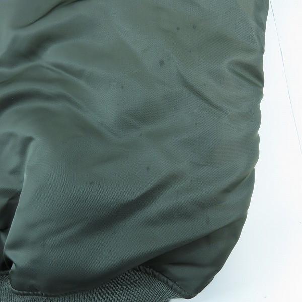 実際に弊社で買取させて頂いたWTAPS×ALPHA/ダブルタップス×アルファ N-2B CORE SPEC コアスペック ファー付ジップアップジャケット TA0690-9019/XLの画像 8枚目