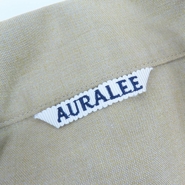 実際に弊社で買取させて頂いたAURALEE/オーラリー 19SS/WOOL SILK TROPICAL SHIRTS JACKET/CML/A9SB01WT/3の画像 2枚目