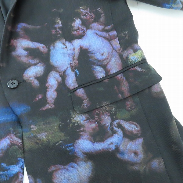 実際に弊社で買取させて頂いたLAD MUSICIAN/ラッドミュージシャン STANDARD 1B JACKET/スタンダード テーラードジャケット ウール 天使柄 2119-331/42の画像 5枚目