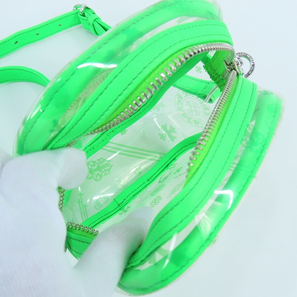 実際に弊社で買取させて頂いたCHROME HEARTS/クロムハーツ TAKA MINI/タカミニ ビニール ショルダーバッグの画像 3枚目