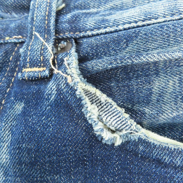 実際に弊社で買取させて頂いたLevi's/リーバイス 501XX 1937 復刻 37501 日本製 シンチバック デニム J19598-0704/W32の画像 8枚目