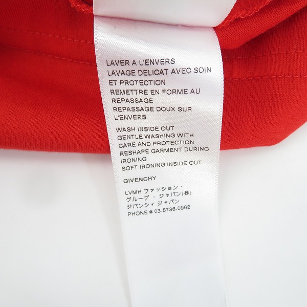 実際に弊社で買取させて頂いた【JPタグ】GIVENCHY/ジバンシィ エンブロイダリーロゴ刺繍 クルーネックTシャツ BM70YC3002/XSの画像 5枚目