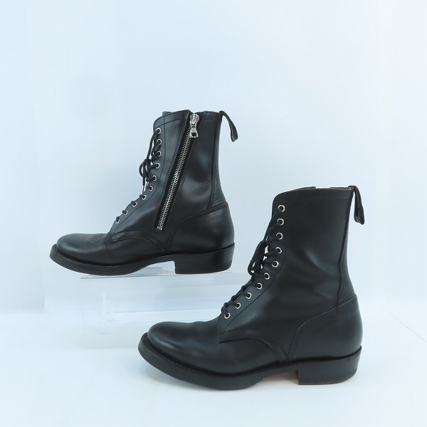 実際に弊社で買取させて頂いたBackbone/バックボーン レザーサイドジップ ブーツの画像 3枚目