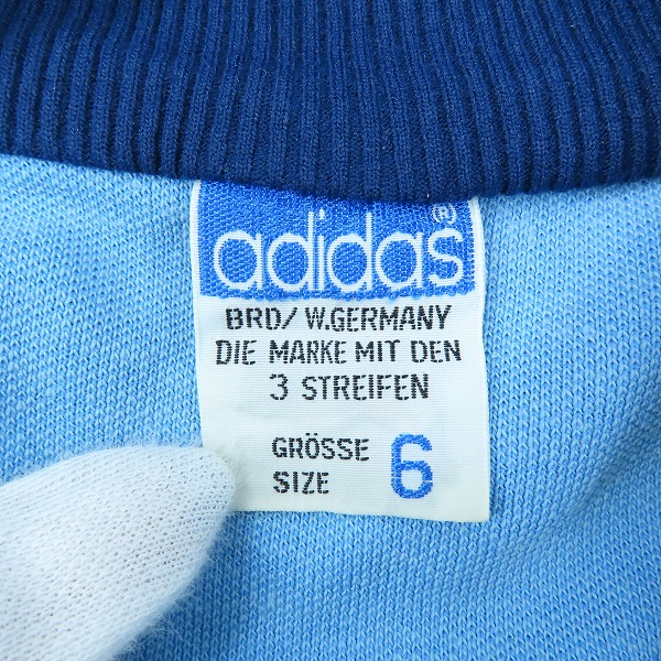 実際に弊社で買取させて頂いたadidas/アディダス DESCENTE/デサント社製 西ドイツ製 ヴィンテージ 70s トラックジャケット/6の画像 2枚目