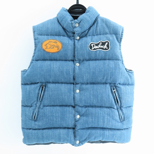 実際に弊社で買取させて頂いたEVISU/エヴィス DOWLUCKワッペン デニム ダウンベスト /38