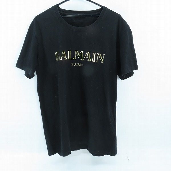 実際に弊社で買取させて頂いたBALMAIN/バルマン ロゴプリント半袖Tシャツ W4HJ6011312/L