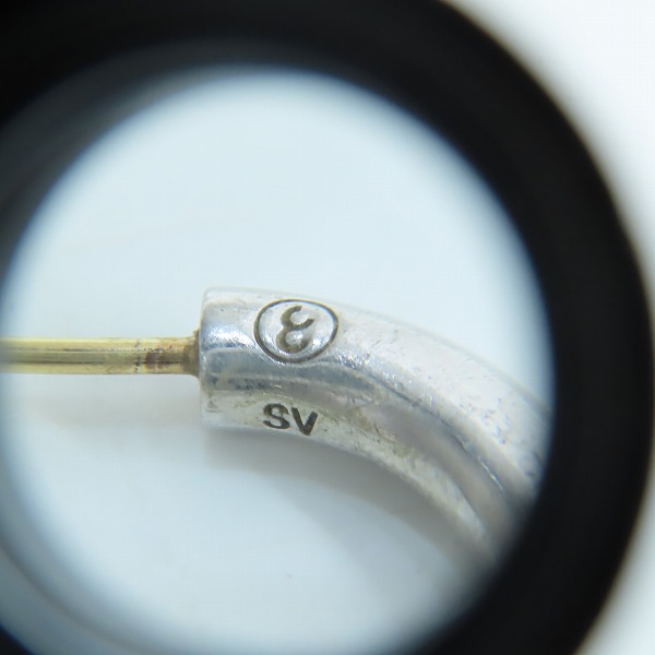 実際に弊社で買取させて頂いたCAREERING/キャリアリング PLACEBO PIERCE ポストK18 SVフープピアスの画像 5枚目