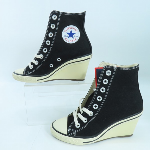 実際に弊社で買取させて頂いた【未使用】CONVERSE/コンバース ALL STAR WEDGE HI/オールスター ウェッジ ハイ ハイヒール ハイカットスニーカー/22.5の画像 3枚目
