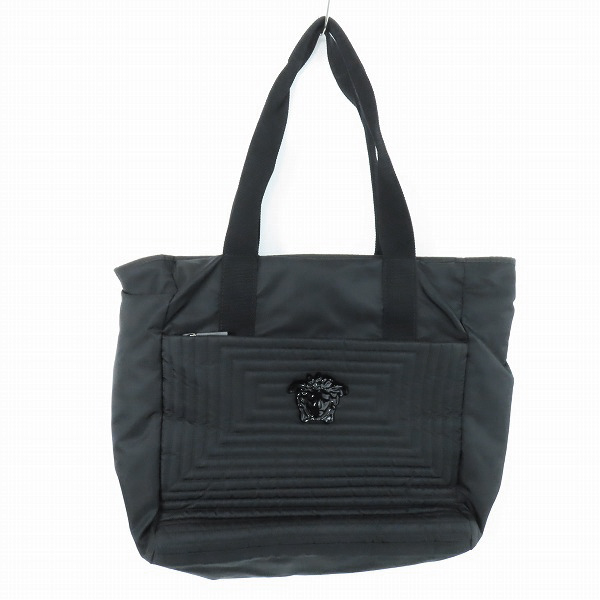 実際に弊社で買取させて頂いたVERSACE/ヴェルサーチ メデューサアイコン ナイロントートバッグ