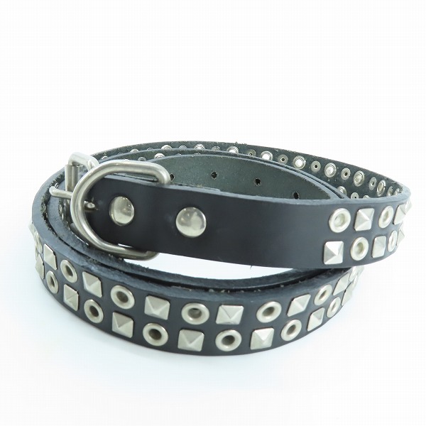 実際に弊社で買取させて頂いたJUNYA WATANABE COMME des GARCONS/ジュンヤワタナベコムデギャルソン スタッズ レザーベルト WT-IC303/M