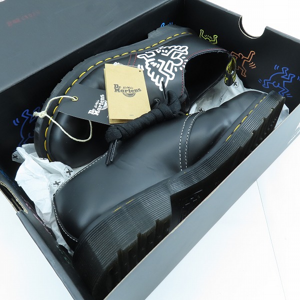 実際に弊社で買取させて頂いたDr.MARTENS×KEITH HARING/ドクターマーチン×キースヘリング 3ホールブーツ 1461 KH ICN 26834001/UK7の画像 8枚目