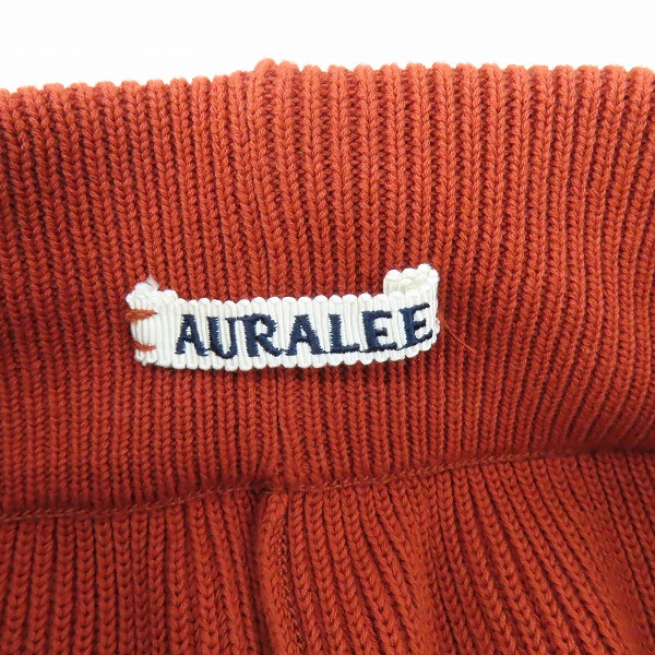 実際に弊社で買取させて頂いたAURALEE/オーラリー コットンニット イージーパンツ A8SP03TR/5の画像 3枚目