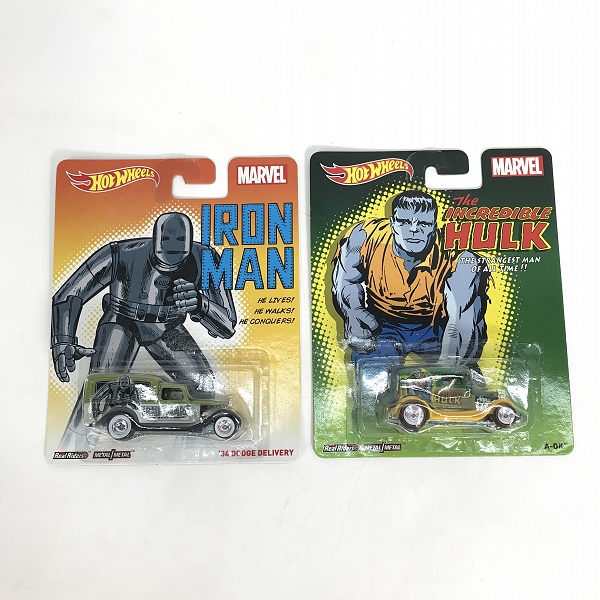 実際に弊社で買取させて頂いた【おまとめ/未開封】Hot Wheels/ホットウィール MARVEL/マーベル 40 FORD COUPE/34 DODGE DELIVERY 他の画像 3枚目