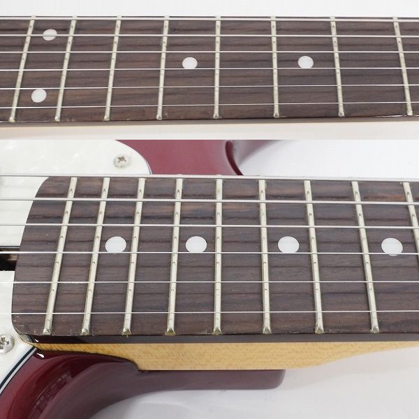 実際に弊社で買取させて頂いた★K-ON！/けいおん オリジナルブランド中野梓モデル azusa model ムスタングType エレキギター ギグケース付の画像 4枚目