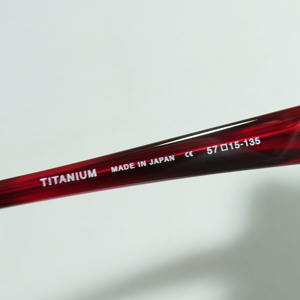 実際に弊社で買取させて頂いたSAMURAI SHO/サムライ翔 Limited Edition サングラス メガネフレーム/アイウェア SS-J11の画像 6枚目