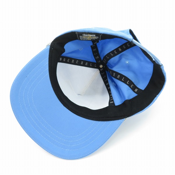 実際に弊社で買取させて頂いたCHALLENGER/チャレンジャー IRON HORSE TRACKER CAP キャップ ブルー/FREEの画像 4枚目