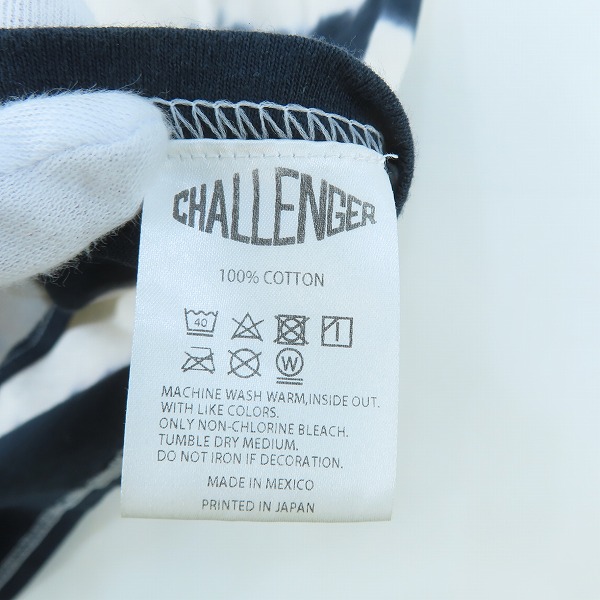 実際に弊社で買取させて頂いたCHALLENGER/チャレンジャーTIE DYE BORDER TEE/タイダイボーダーTシャツ/Sの画像 3枚目