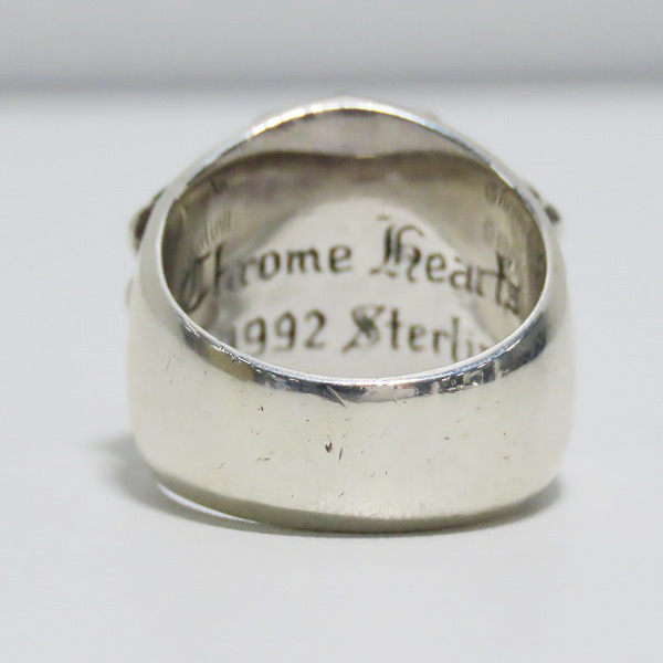 実際に弊社で買取させて頂いたCHROME HEARTS/クロムハーツ キーパーリング 20号の画像 3枚目