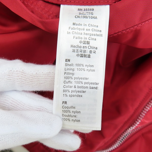 実際に弊社で買取させて頂いた【未使用】ALPHA INDUSTRIES/アルファ インダストリーズ NASA APOLLO MA-1 FLIGHT JACKET/フライトジャケット/2XLの画像 4枚目