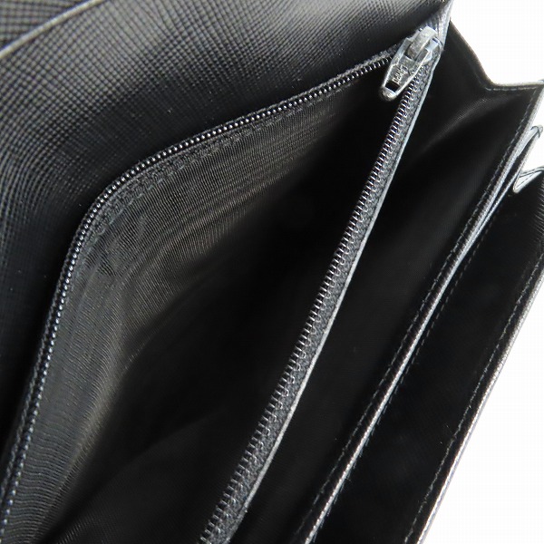 実際に弊社で買取させて頂いたPRADA/プラダ サフィアーノレザー 二つ折り長財布 M608Aの画像 3枚目