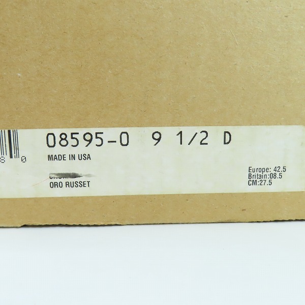 実際に弊社で買取させて頂いたRED WING/レッドウイング WORK CHUKKA チャッカブーツ 8595/9.5Dの画像 9枚目