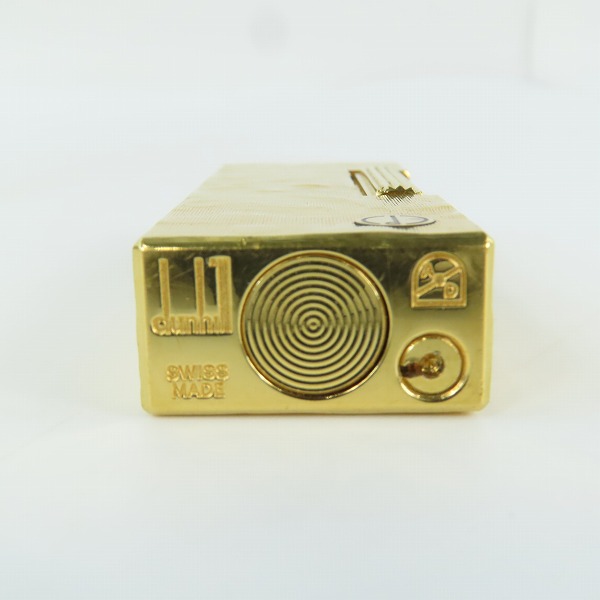 実際に弊社で買取させて頂いたdunhill/ダンヒル サイドローラー ガスライター ゴールドの画像 4枚目