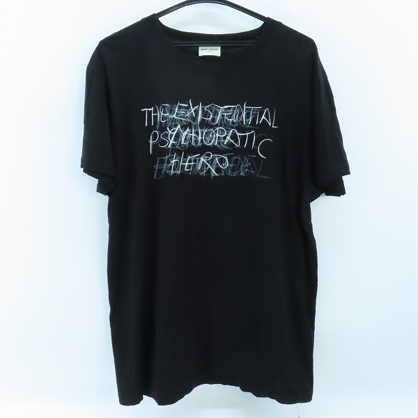 実際に弊社で買取させて頂いた【JPタグ】SAINT LAURENT PARIS/サンローランパリ ExistenceプリントTシャツ 440754 YB1AD/L