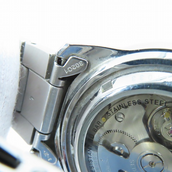 実際に弊社で買取させて頂いたSEIKO/セイコー 5/ファイブ SPORTS 裏スケ 自動巻き 腕時計 SNZH53JC/7S36-04N0の画像 6枚目