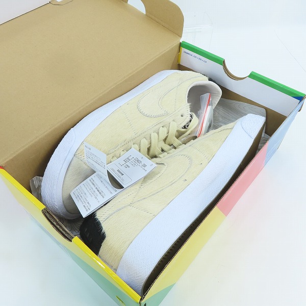 実際に弊社で買取させて頂いた【未使用】NIKE×MEDICOM TOY/ナイキ×メディコムトイ BLAZER LOW BE@RBRICK/ベアブリック CZ4620-200/27.5の画像 7枚目