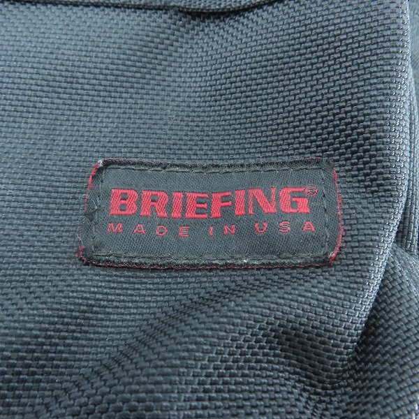 実際に弊社で買取させて頂いたBRIEFING/ブリーフィング SQ PACK/バックパック リュックサック ブラックの画像 4枚目