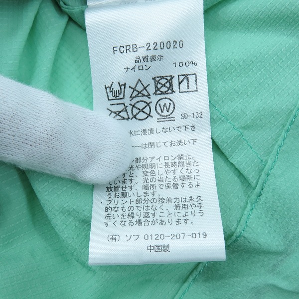 実際に弊社で買取させて頂いたF.C.R.B./F.C.Real Bristol/エフシーレアルブリストル 22SS ULTRA LIGHT WEIGHT UTILITY JACKET FCRB-220020 Lの画像 4枚目