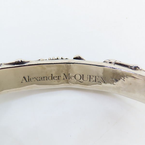 実際に弊社で買取させて頂いたALEXANDER McQUEEN/アレキサンダーマックイーン スカル バングル の画像 6枚目