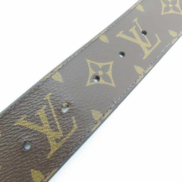 実際に弊社で買取させて頂いたLOUIS VUITTON/ルイヴィトン サンチュール イニシヤル リバーシブル ベルト M9821/85-34の画像 5枚目