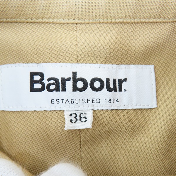 実際に弊社で買取させて頂いたBarbour/バブアー 長袖コットンシャツ 2001013/36の画像 2枚目