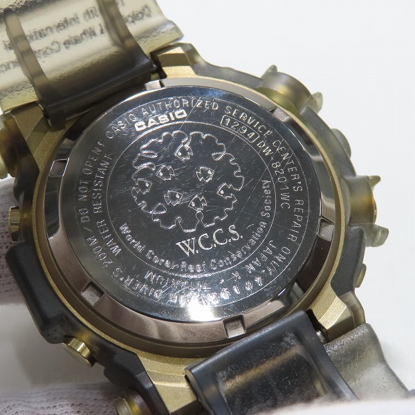実際に弊社で買取させて頂いた【カスタム/動作未確認】G-SHOCK/Gショック W.C.C.S FROGMAN/フロッグマン ELマンタ DW-8201WC-9Tの画像 3枚目
