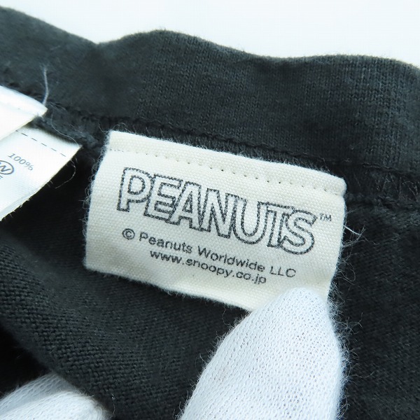 実際に弊社で買取させて頂いたChampion×PEANUTS/チャンピオン×ピーナッツ プリント Tシャツ XLの画像 4枚目