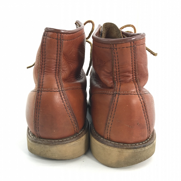 実際に弊社で買取させて頂いた【難あり】RED WING/レッドウィング 875 アイリッシュセッター 白四角犬タグUSA ヴィンテージ 7.5Eの画像 1枚目