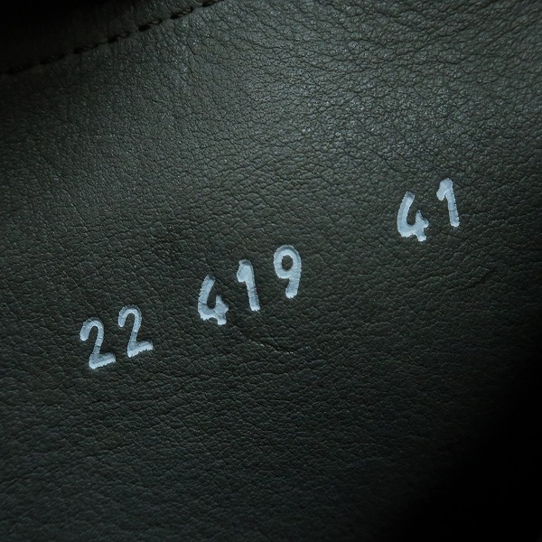 実際に弊社で買取させて頂いたKAZUYUKI KUMAGAI ATTACHMENT/カズユキクマガイ アタッチメント レザー スエード ブーツ ダークグレー AA22-419/41の画像 5枚目