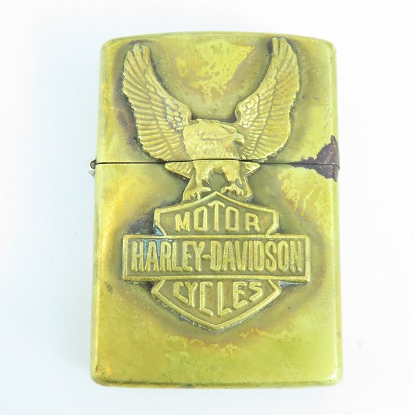 実際に弊社で買取させて頂いたZIPPO/ジッポー HARLEY-DAVIDSON/ハーレーダビッドソン メタル貼り 1992年製