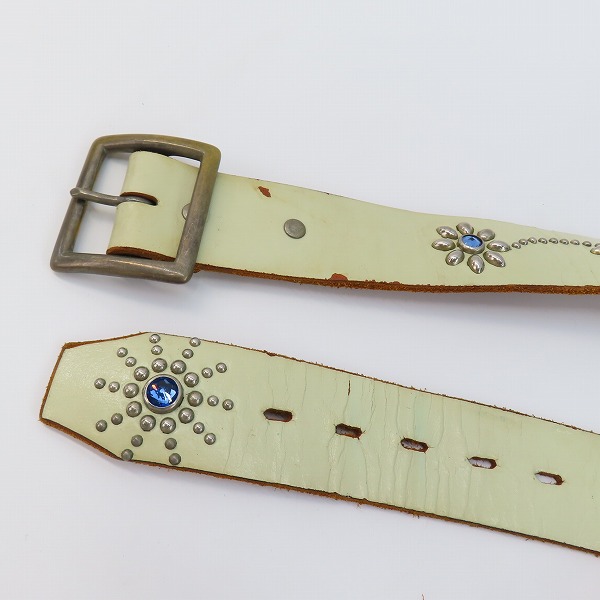 実際に弊社で買取させて頂いたHTC/エイチティーシー Hollywood Trading Company スタッズ ベルト/36の画像 1枚目