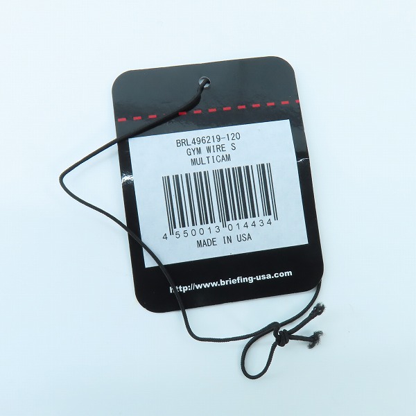 実際に弊社で買取させて頂いたBRIEFING/ブリーフィング トートバッグ GYM WIRE S BRL496219-120の画像 7枚目