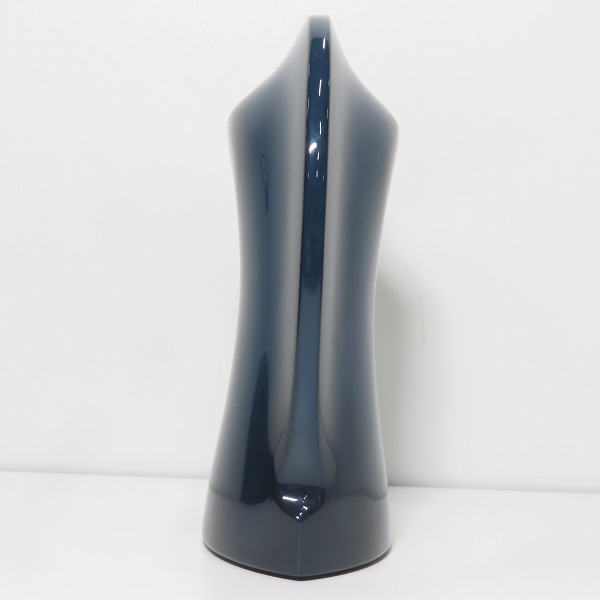 実際に弊社で買取させて頂いたHERMES/エルメス サマルカンド ペーパーウェイト 置物 オブジェ ネイビー系の画像 3枚目