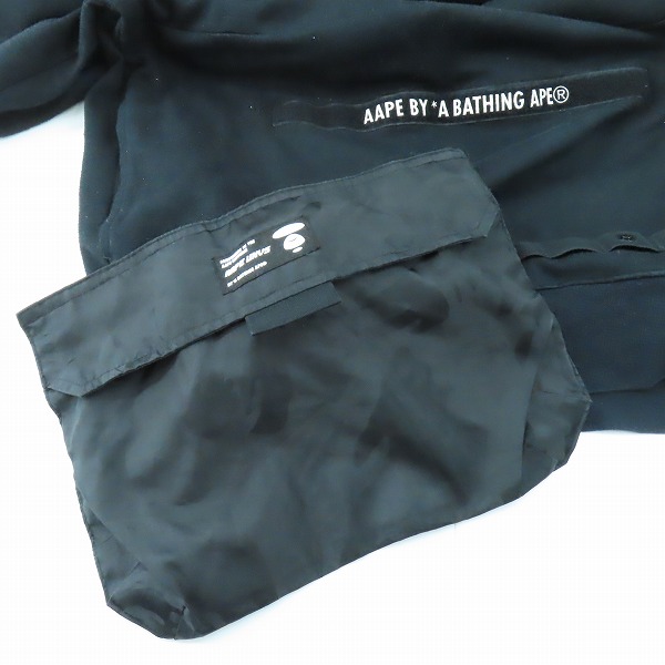 実際に弊社で買取させて頂いたAAPE BY A BATHING APE/エーエイプバイアベイシングエイプ ハーフジップ パーカー/Lの画像 2枚目