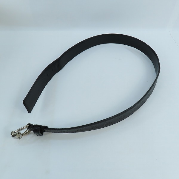 実際に弊社で買取させて頂いたGUCCI/グッチ シェリーライン レザーベルト 162942 480199の画像 9枚目