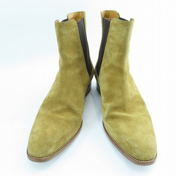 実際に弊社で買取させて頂いたSAINT LAURENT PARIS/サンローラン パリ サイドゴア/チェルシーブーツ スウェード 592017/42